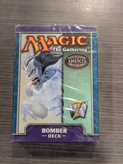 7th Seventh Edition Bomber Theme Deck Magic the Gathering MTG Vintage 2001 Nice - Image 1