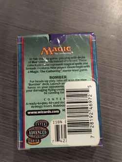 7th Seventh Edition Bomber Theme Deck Magic the Gathering MTG Vintage 2001 Nice - Image 2