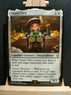 Tataru Taru - Final Fantasy Commander - Rare - NM (see pics) MTG - Image 1