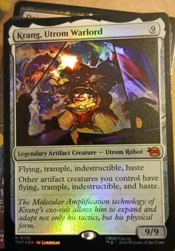 Krang, Utrom Warlord (Foil) Mythic MTG Ninja Turtles - Image 1
