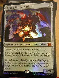 Krang, Utrom Warlord (Foil) Mythic MTG Ninja Turtles - Image 2