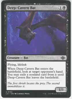 Deep-Cavern Bat U The Lost Caverns of Ixalan 102 LP - Image 1