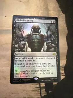 Diabolic Intent - Foil NM-Mint, English The Brothers' War MTG Magic - Image 1