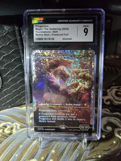Progenitus Showcase Fracture Foil Foundations CGC Mint 9 - Image 1