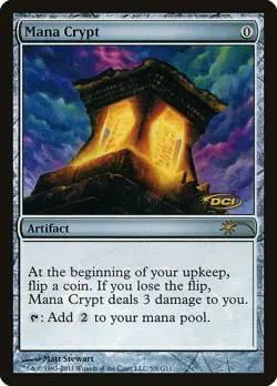 [1x] Mana Crypt - Foil DCI Judge Promo Near Mint, English Foil Judge Promos MTG - Image 1