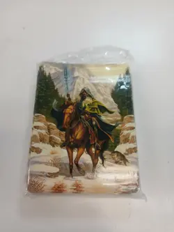 Vintage MTG Sleeves, Elmore, Horse Rider - Image 1