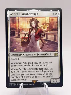 Aerith Gainsborough 0004 Final Fantasy FIN MTG NM - Image 1
