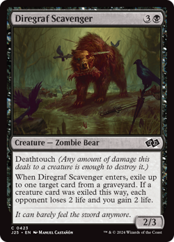 Diregraf Scavenger - 423 - Foundations Jumpstart- Near Mint - MTG - Image 1