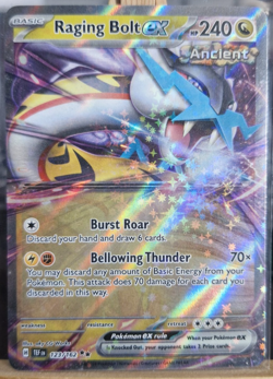 Raging Bolt EX 123/162 Temporal Forces - Pokemon TCG NM/M - Image 1
