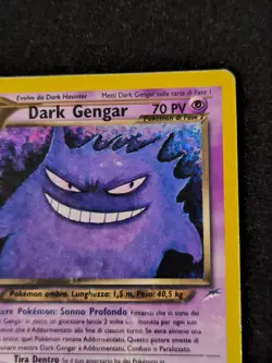 Pokemon 2002 Dark Gengar Holo 1 Prima Edizione Neo Destiny Wotc Italiano - Image 3