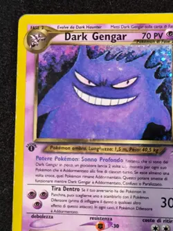 Pokemon 2002 Dark Gengar Holo 1 Prima Edizione Neo Destiny Wotc Italiano - Image 4