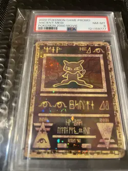 2000 Pokemon Game Promo Ancient Mew Promo PSA 8. - Image 1