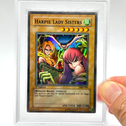 Yu-Gi-Oh! "Harpie Lady Sisters" 1st Edition MRD-009 PSA NM-MT 8 (POP 57) - Image 2