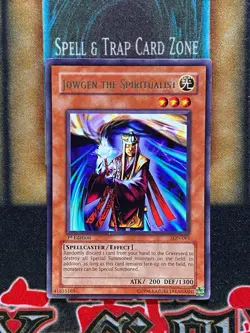 Yugioh Jowgen The Spiritualist LON-061 Rare 1st Ed NM - Image 1