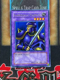 Yugioh Karbonala Warrior LOB-067 Rare 1st Ed NM ASIAN ENGLISH - Image 1