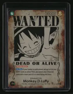 Carrying On His Will Monkey.D.Luffy (118) (Wanted Poster) - Image 1