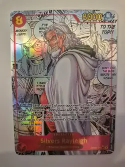 One Piece TCG Silvers Rayleigh (OP08-118) Manga English - Image 1