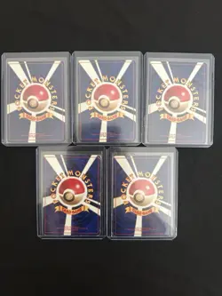 Pokemon TCG Japanese Gym Challenge, Gym Heroes and New Genesis Holo Rare 5 Cards - Image 2