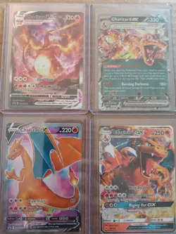 Four Card Charizard Pokemon Collection Mint Promo - Image 1