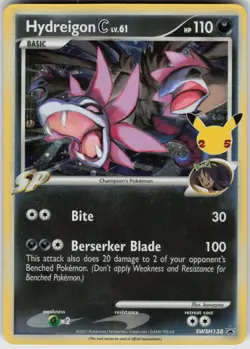 Holo Foil Hydreigon C lv.61 - SWSH138 Promo SWSH: Sword & Shield Promo Cards - Image 1