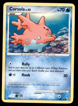 3X Pokemon Card Corsola LV.32 Secret Wonders 84/132 NEAR MINT Non-Holo Common!!! - Image 1