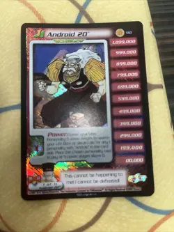 Dragon Ball Z DBZ CCG Tcg Card Android 20 Foil RARE Unlimited Android Saga 118 - Image 1