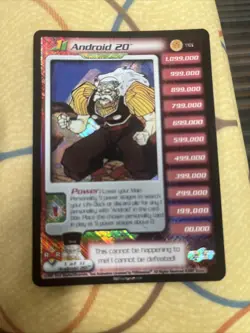 Dragon Ball Z DBZ CCG Tcg Card Android 20 Foil RARE Unlimited Android Saga 118 - Image 2
