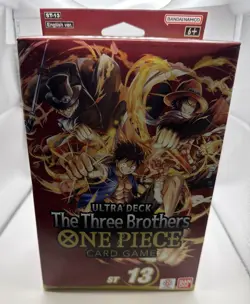 One Piece Card Game: The Three Brothers Ultra Deck (ST-13) - Factory Sealed - Image 1