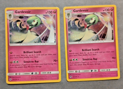 Pokemon TCG, Gardevoir Lost Thunder 141/214 Fairy Type Card Holo Rare X2 - Image 1