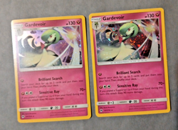 Pokemon TCG, Gardevoir Lost Thunder 141/214 Fairy Type Card Holo Rare X2 - Image 3