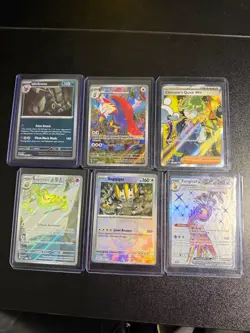 6 Card Pokemon Lot - Image 1