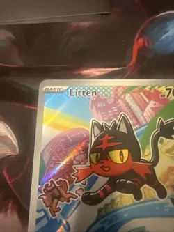 Pokemon Card Litten MEP 044 First Partner Illustration Promo 30th Anniversary NM - Image 2