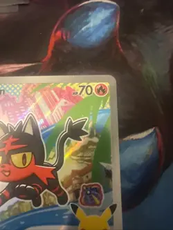 Pokemon Card Litten MEP 044 First Partner Illustration Promo 30th Anniversary NM - Image 3