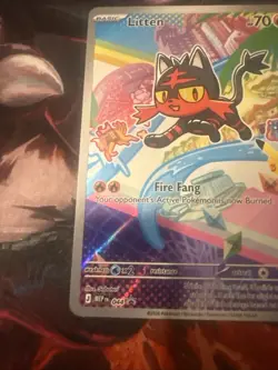 Pokemon Card Litten MEP 044 First Partner Illustration Promo 30th Anniversary NM - Image 5