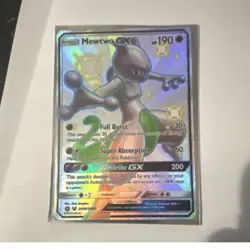 Pokemon Mewtwo GX Ultra Rare Shiny Holo Full Art Hidden Fates SV59/SV94 Card - Image 1