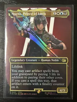 MTG Noctis, Prince of Lucis (Borderless) Final Fantasy Foil - Image 1