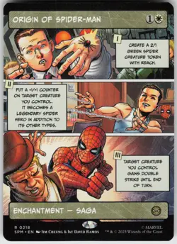 Origin of Spider-Man (Borderless) 218 Marvel's Spider-Man R - Image 1