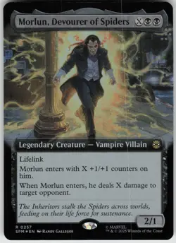 Foil Morlun, Devourer of Spiders (Extended Art) 257 Marvel's Spider-Man R - Image 1
