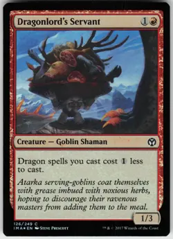 Foil Dragonlord's Servant 126 Iconic Masters C - Image 1