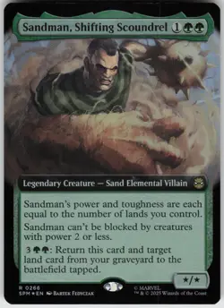 Foil Sandman, Shifting Scoundrel (Extended Art) 266 Marvel's Spider-Man R - Image 1