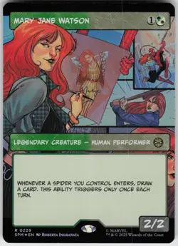 Foil Mary Jane Watson (Borderless) 229 Marvel's Spider-Man R - Image 1