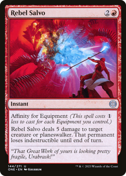 Rebel Salvo - 144 - Phyrexia: All Will Be One- Near Mint - MTG - Image 1