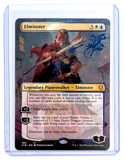 Elminster M 362 Borderless REGULAR MTG Battle for Baulder's Gate CLB EN NM/M - Image 3