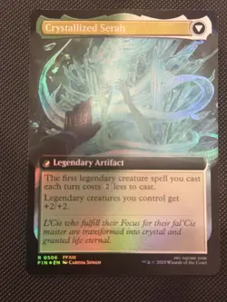 Serah Farron (Extended Art) Final Fantasy MTG Foil NM - Image 2
