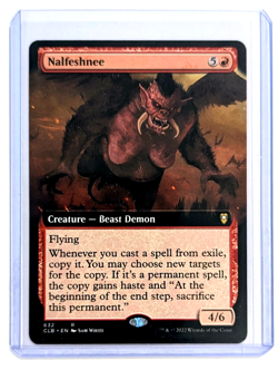 Nalfeshnee R 632 Extended Art REGULAR MTG Battle for Baulder's Gate CLB EN NM/M - Image 3