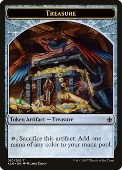 MTG TREASURE TOKEN 010 - MAGIC THE GATHERING - IXALAN XLN - Image 1