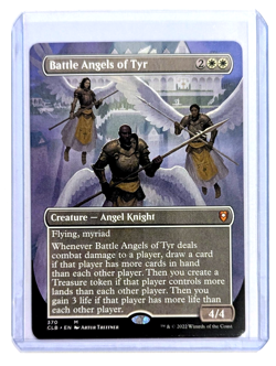 Battle Angels of Tyr M 370 Borderless REGULAR MTG Battle for Baulder's Gate CLB - Image 3