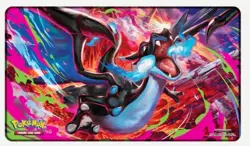x7 Pokemon TCG Mega Charizard X EX Playmats [UPC Ultra Premium Collection] - Image 1