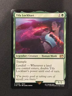 Tifa Lockhart 0206 (R) MTG Final Fantasy FIN NM Regular Non Foil - Image 1