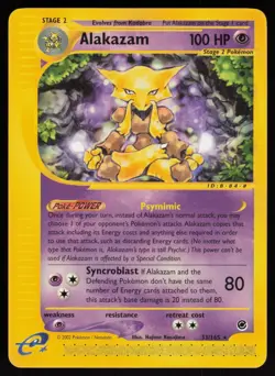 E-Reader Alakazam (33) 033/165 Expedition Hajime Kusajima Pokemon TCG Card - Image 1